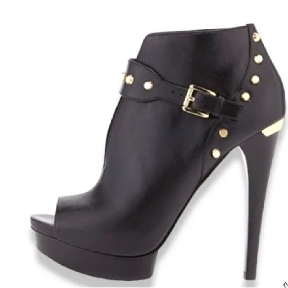 MICHAEL KORS Ailee Open Toe Stiletto Booties